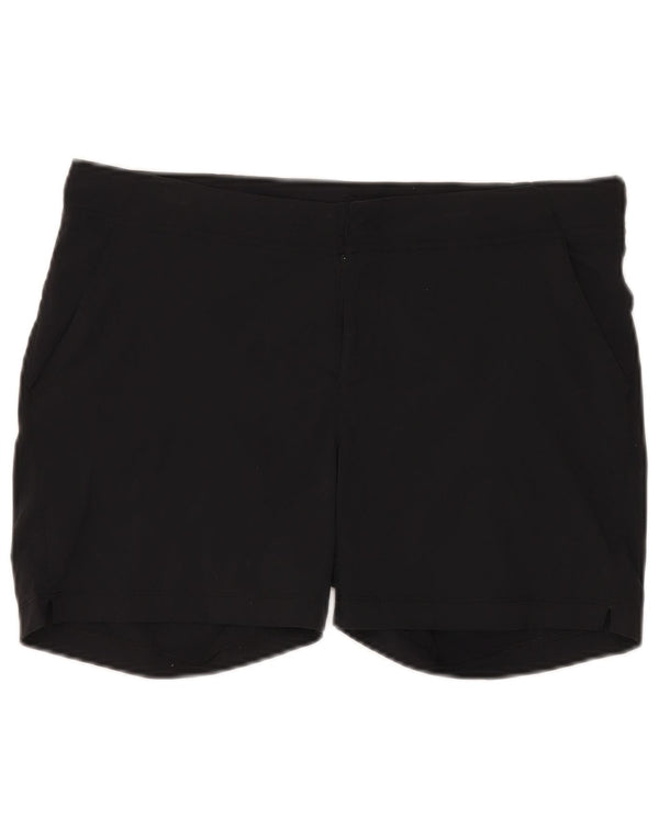 COLUMBIA Damen Omni-Shield Chino Shorts US 14 XL W36 Schwarzes Nylon