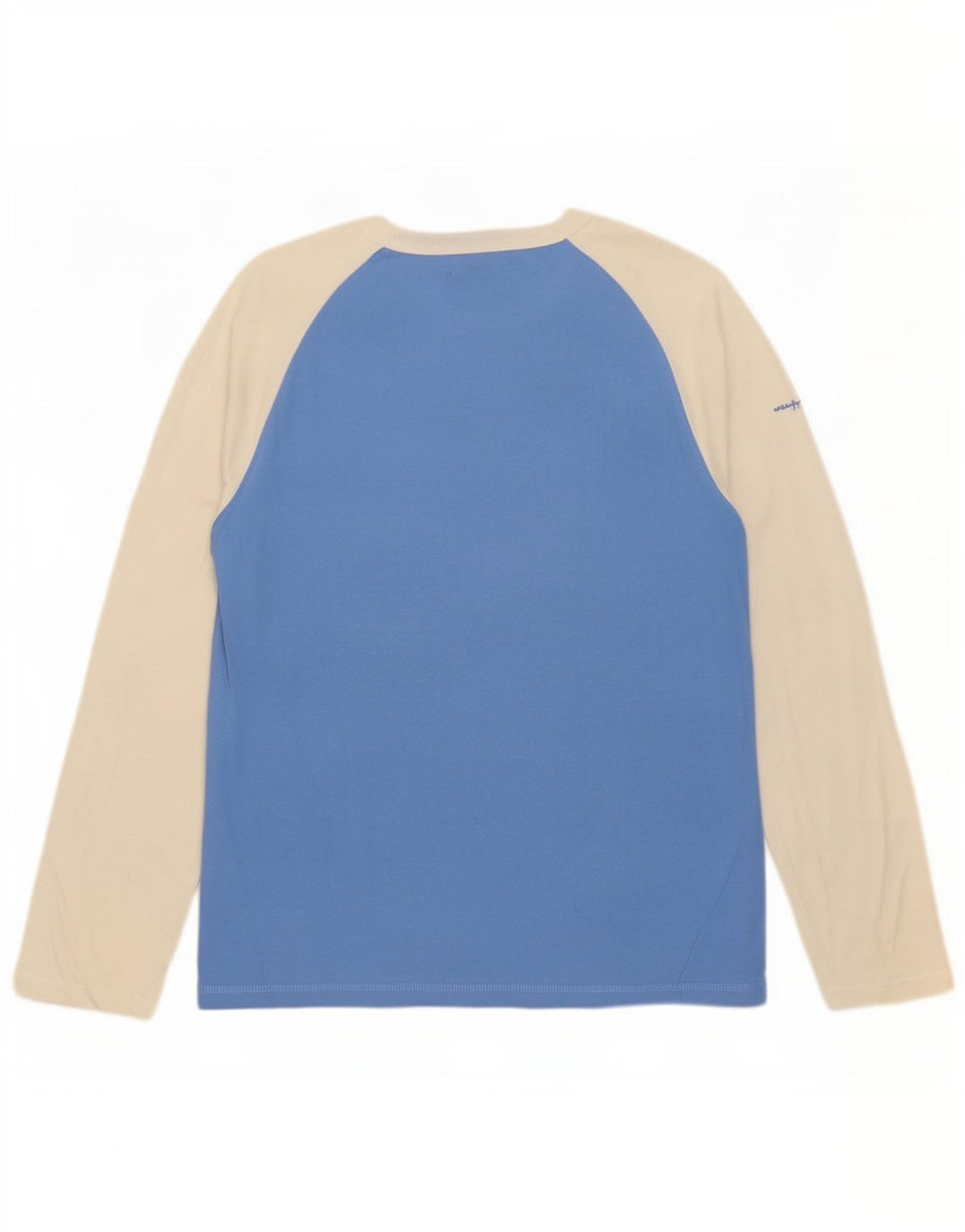 Champion Herren Grafik-Oberteil, langärmelig, groß, Blau, Colourblock-Baumwolle