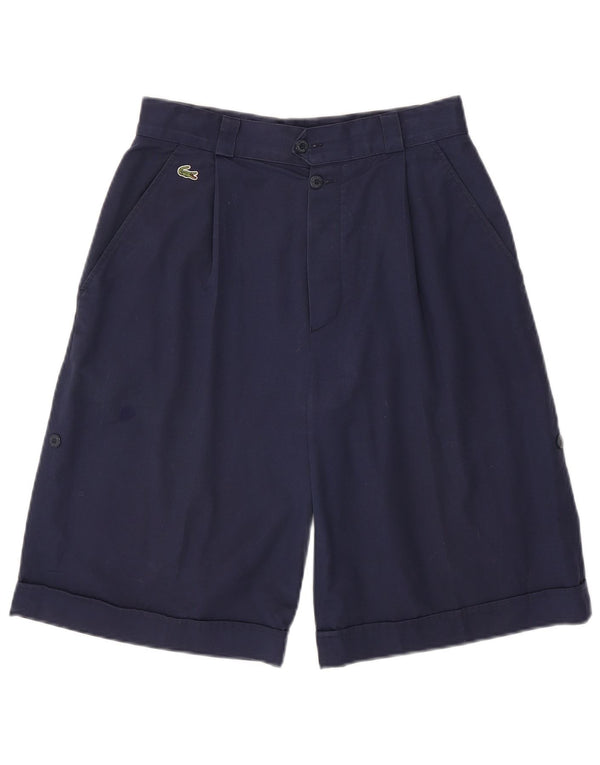 Lacoste Herren Pegged Chino Shorts Größe 42 Medium W28 Marineblaue Baumwolle