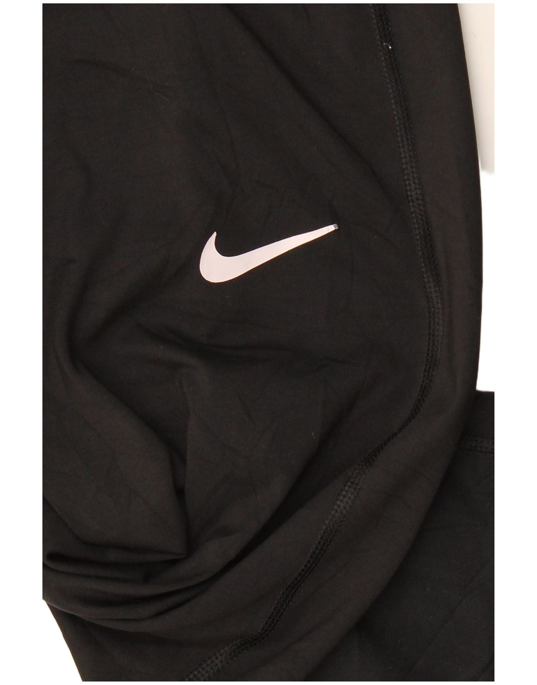 NIKE Womens Dri Fit Graphic Leggings UK 10 Small Schwarz Polyester