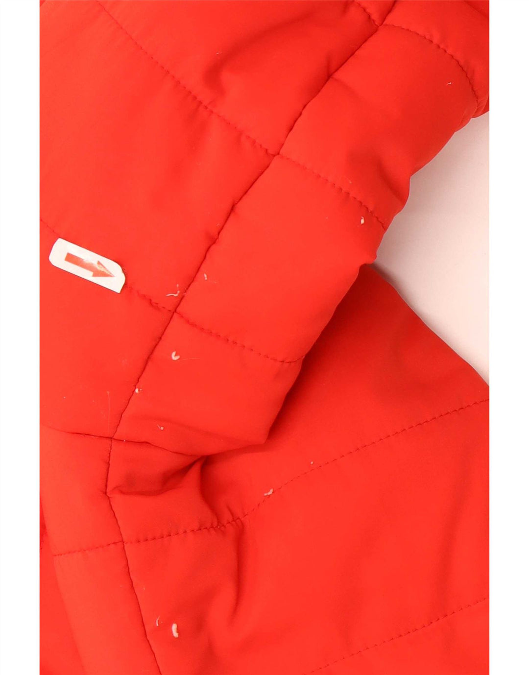 Boden Damen-Übergröße, wattierte Jacke, UK 10, Größe S, Rot, Colourblock-Polyester