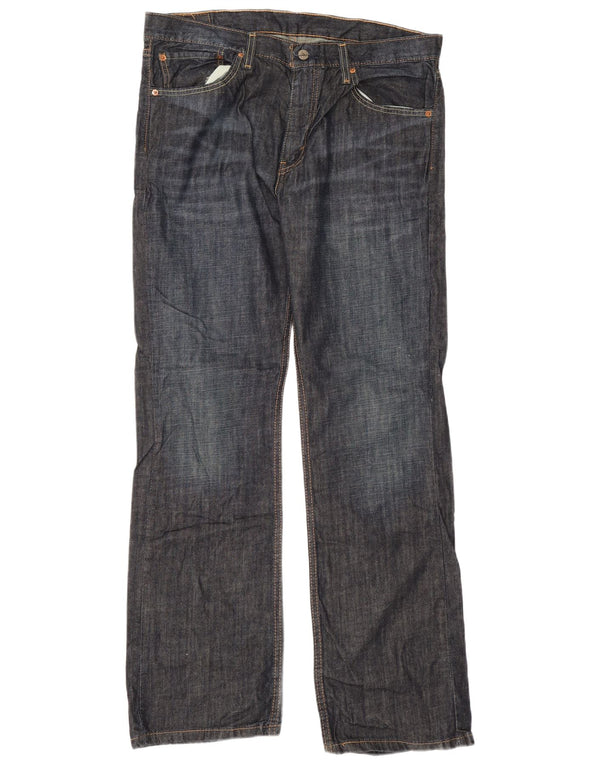 Levi's Herren 527 Bootcut Jeans W36 L32 Marineblau Baumwolle