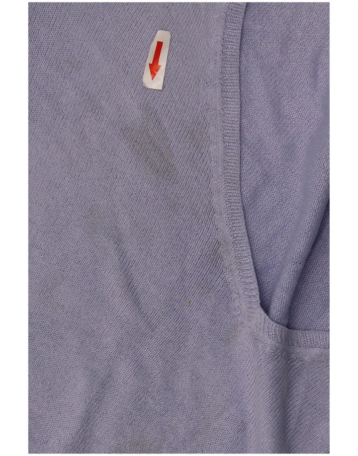 Marks & Spencer Damen-Pullover mit V-Ausschnitt, Gr. 40, Größe L, Lila