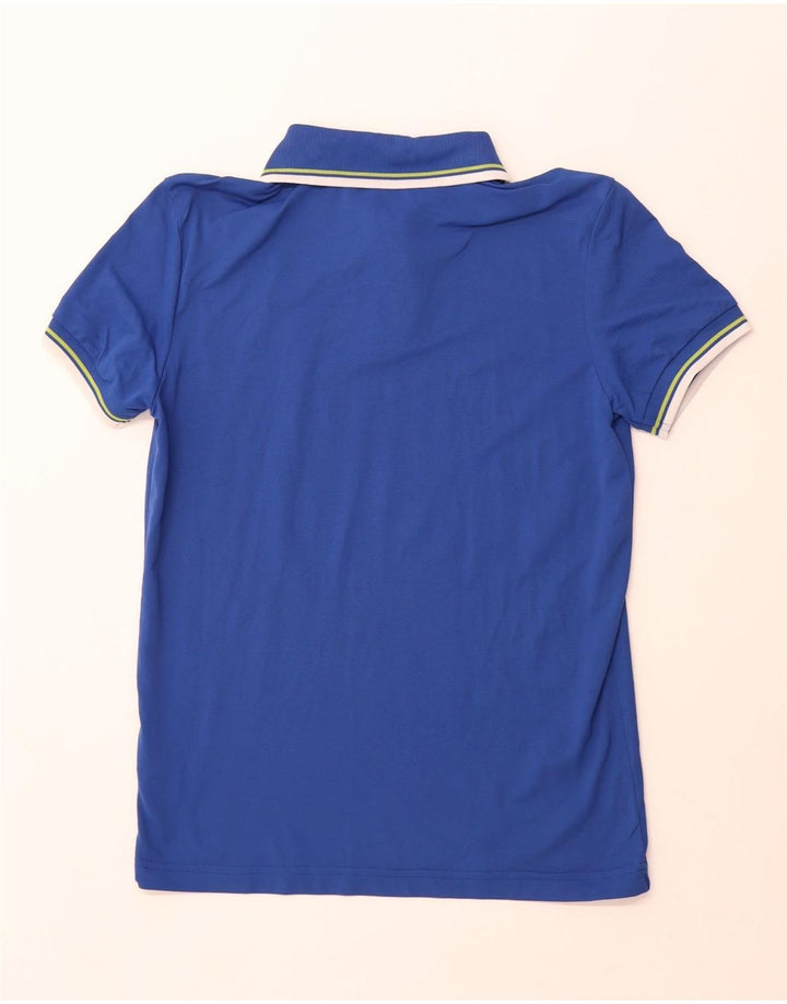 CHERVO Herren Poloshirt IT 46 Small Blaues Nylon