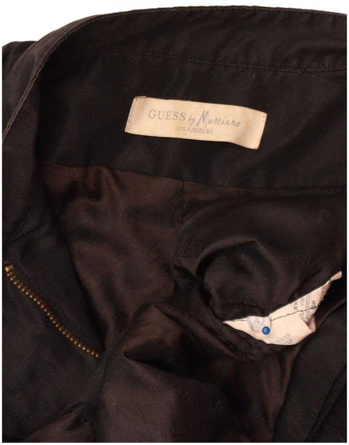 Guess By Marciano Damen Bomberjacke IT 42 Mittelschwarzes Polyester