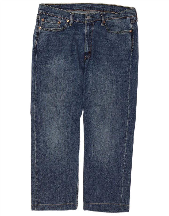 Levi's Herren 514 Straight Jeans W38 L27 Blaue Baumwolle