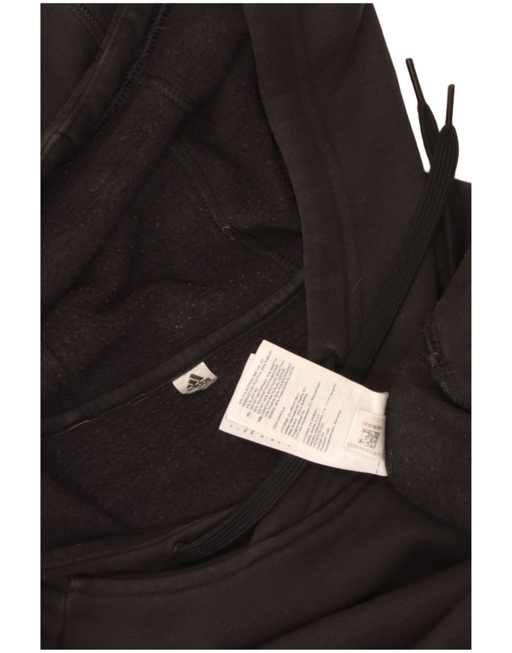 Adidas Herren Kapuzenpullover Mittelschwarz Baumwolle