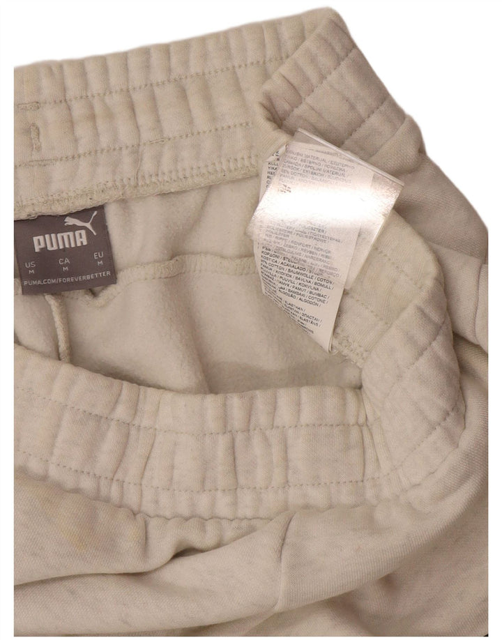 Puma Herren-Trainingshose, Jogginghose, mittelweiße Baumwolle
