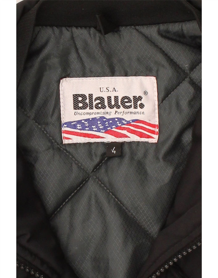 BLAUER Boys Padded Jacket 3-4 Years Black Nylon
