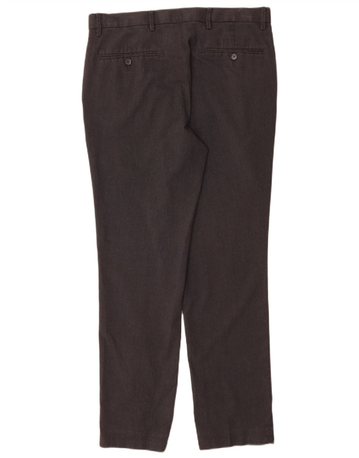 Marks & Spencer Slim-Anzughose für Herren, W32, L31, grau, Polyester