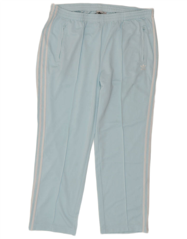Adidas Damen Trainingshose UK 24/26 2XL Blau Polyester