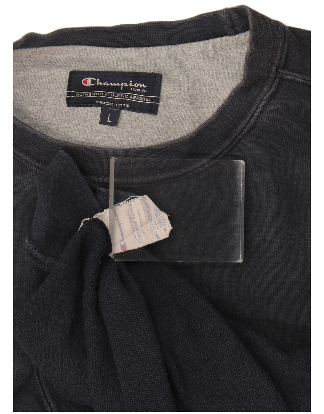 Champion Herren-Sweatshirt mit Grafik, groß, marineblau, Baumwolle