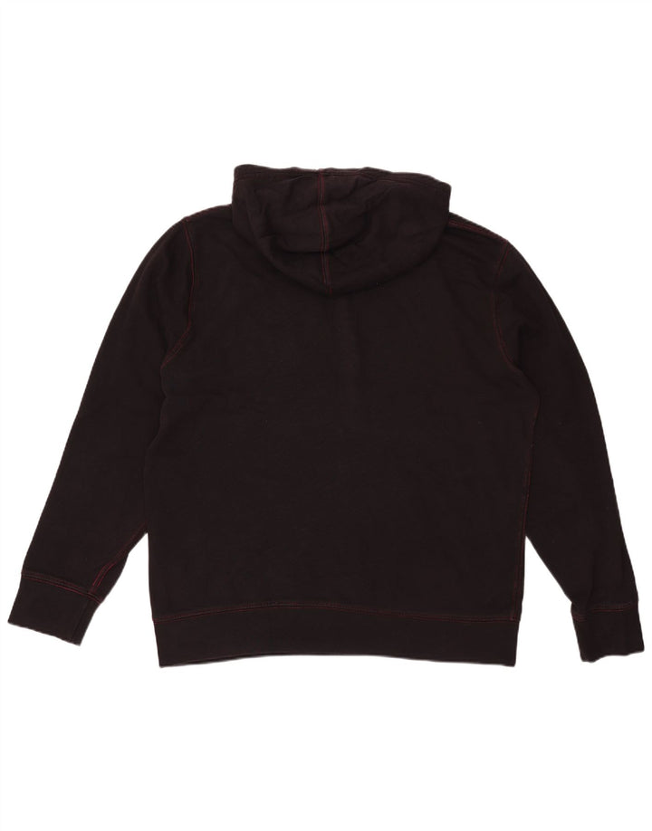 Levi's Herren-Pullover mit grafischem Kapuzenpullover, groß, aus schwarzer Baumwolle