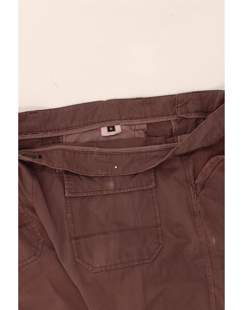 BEST COMPANY Mens Straight Casual Trousers IT 56 3XL W39 L31 Brown Vintage Best Company and Second-Hand Best Company from Messina Hembry 