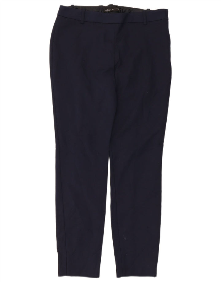 Schmale Freizeithose für Damen von Zara, Größe M, W30, L27, Marineblau