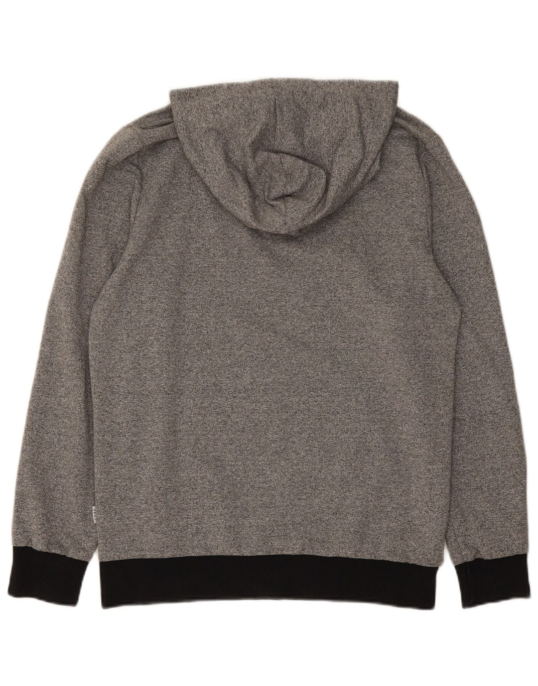 Jack & Jones Herren-Kapuzenpullover aus mittelgrauem Colourblock-Polyester