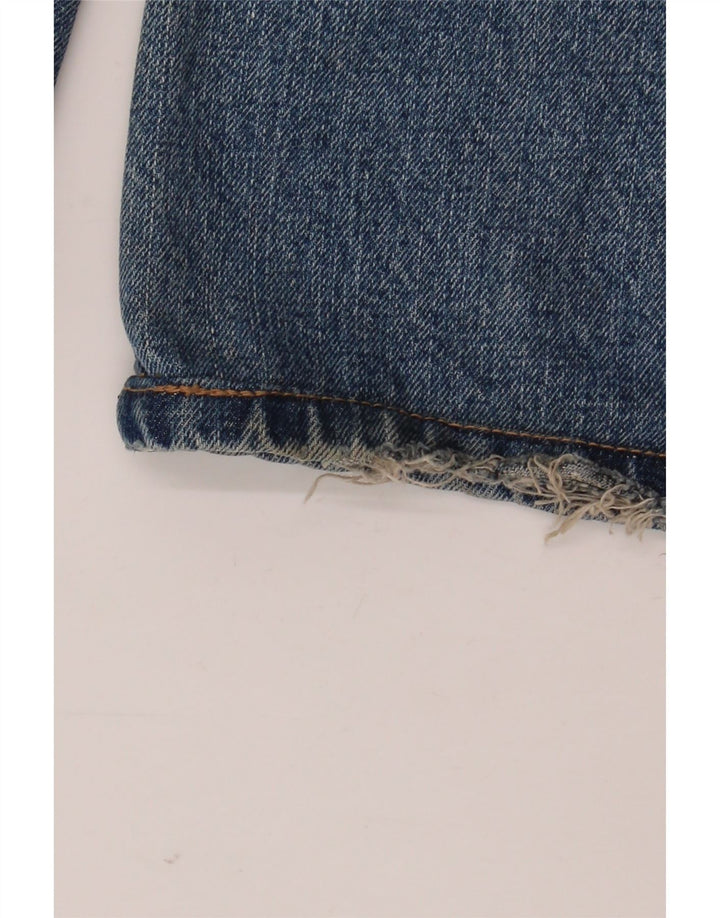 Armani Damen Schlagjeans W28 L32 Blaue Baumwolle