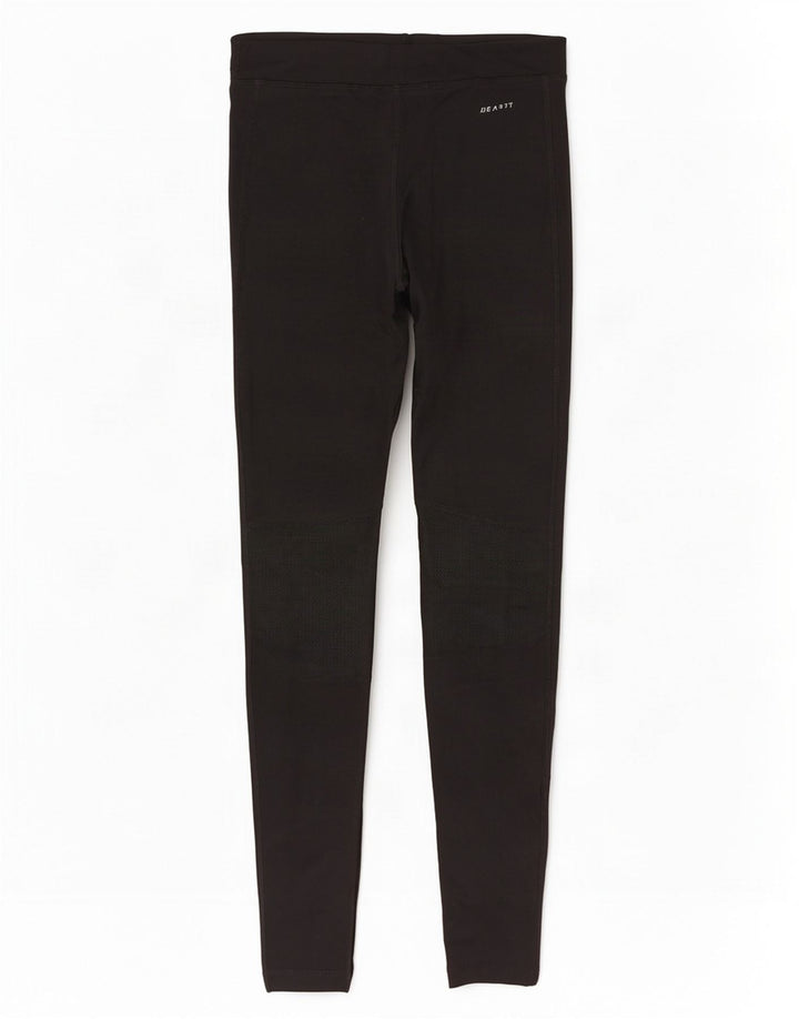 Nike Damen Dri Fit Leggings UK 4 XS Schwarz Polyester