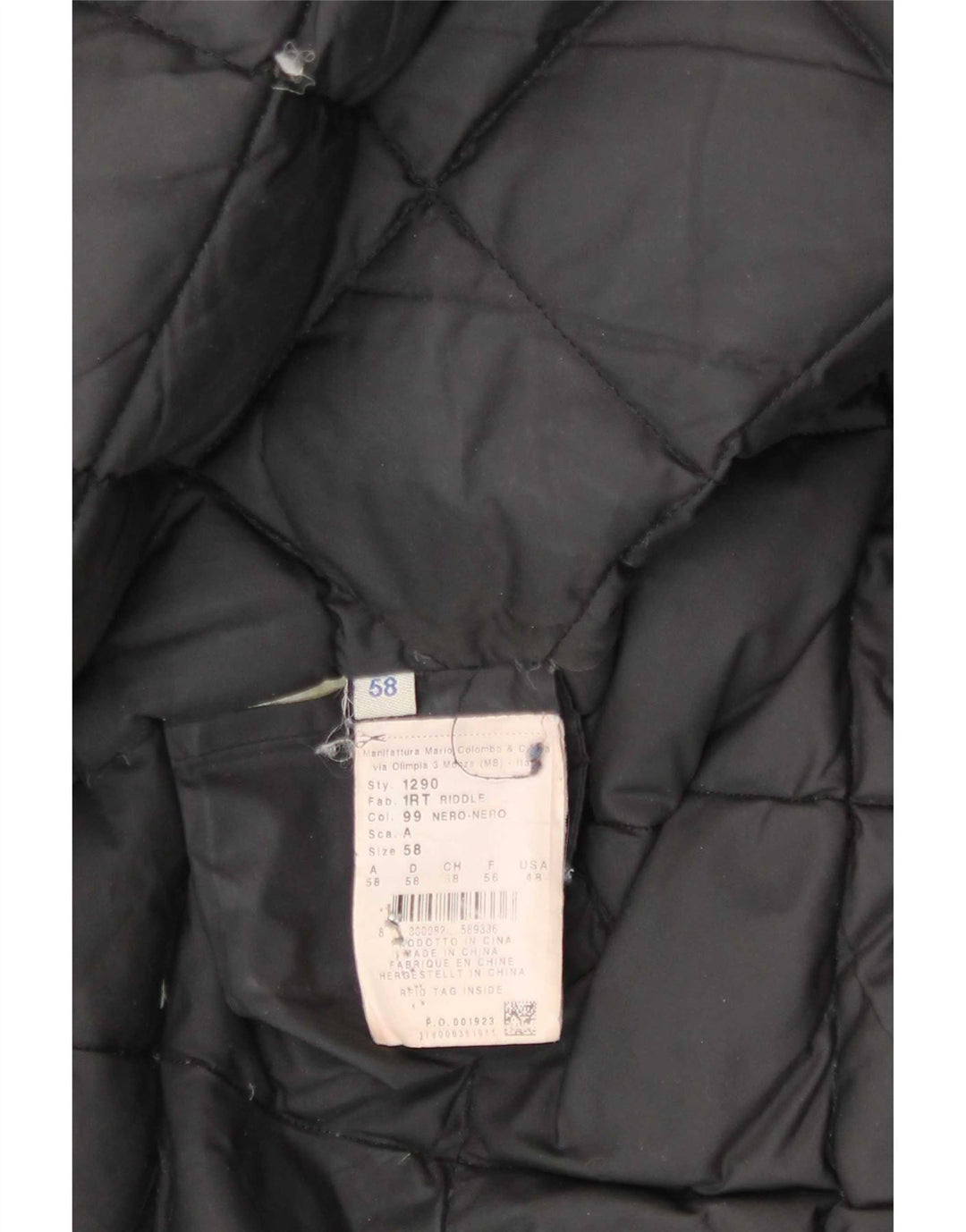 Colmar Herren Kapuzenmantel IT 58 XL Schwarz Polyester