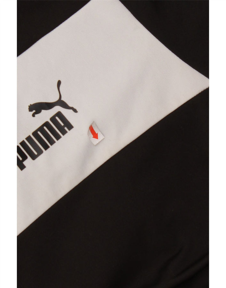 PUMA Herren-Trainingsanzug-Oberteil, Jacke, XL, Schwarz, Colourblock-Polyester