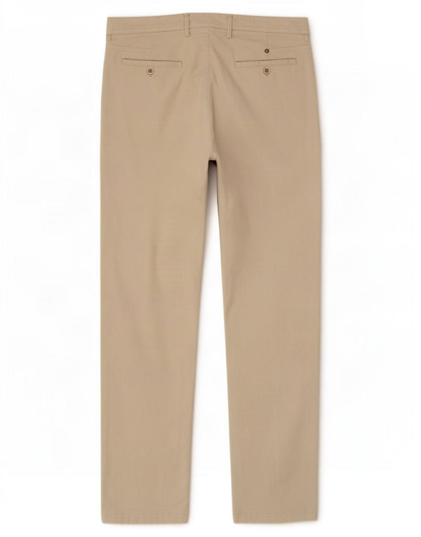 Massimo Dutti Herren Slim Fit Chinohose EU 42 Large W32 L29 Beige