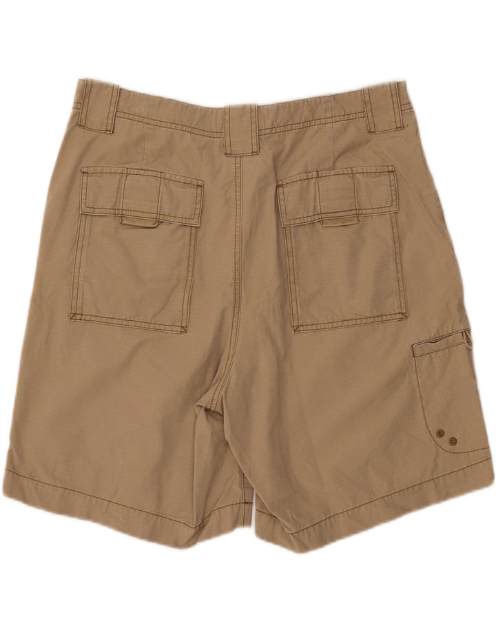 EDDIE BAUER Herren Cargoshorts W35 Large Beige Baumwolle