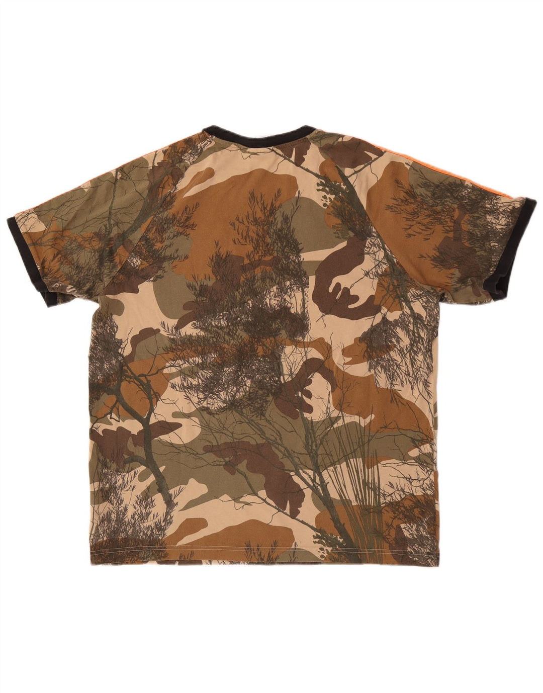 Adidas Herren-T-Shirt, groß, mehrfarbig, Camouflage-Baumwolle