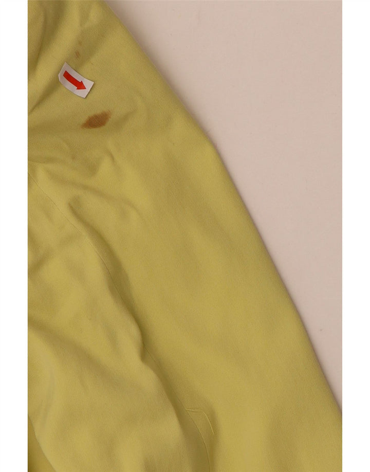 Benetton Damen 2-Knopf-Blazerjacke IT 44 Mittelgrünes Polyester