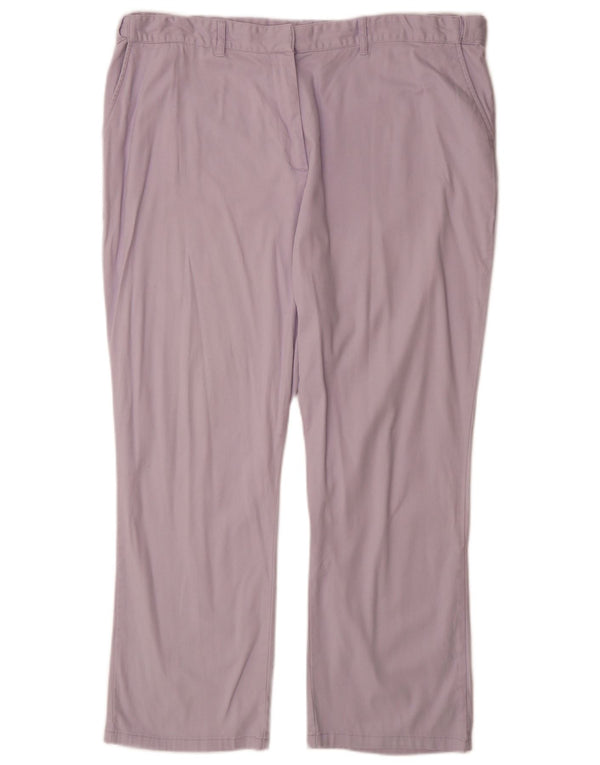 COTTON TRADERS Gerade Chino-Hose für Damen, UK 22, 3XL, W40, L30, Lila
