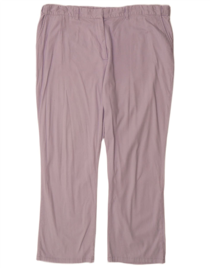 COTTON TRADERS Gerade Chino-Hose für Damen, UK 22, 3XL, W40, L30, Lila
