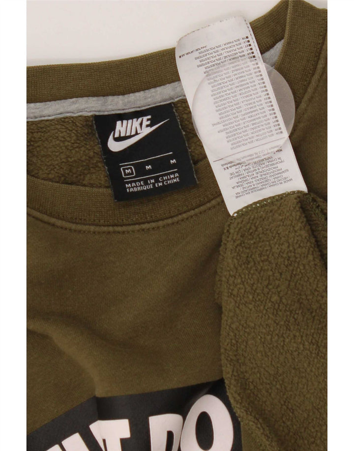 Nike Herren-Sweatshirt mit Grafik, mittlere Khaki-Baumwolle