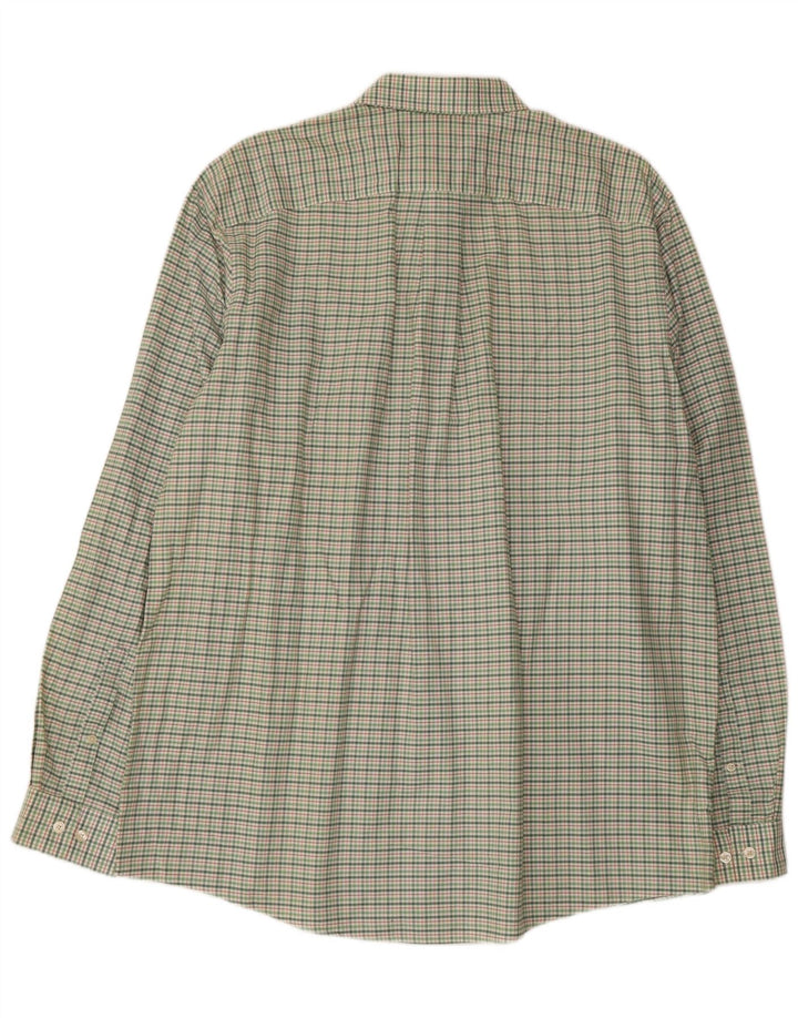 Eddie Bauer Herren-Flanellhemd, groß, entspannte Passform, XL, grün kariert, Baumwolle