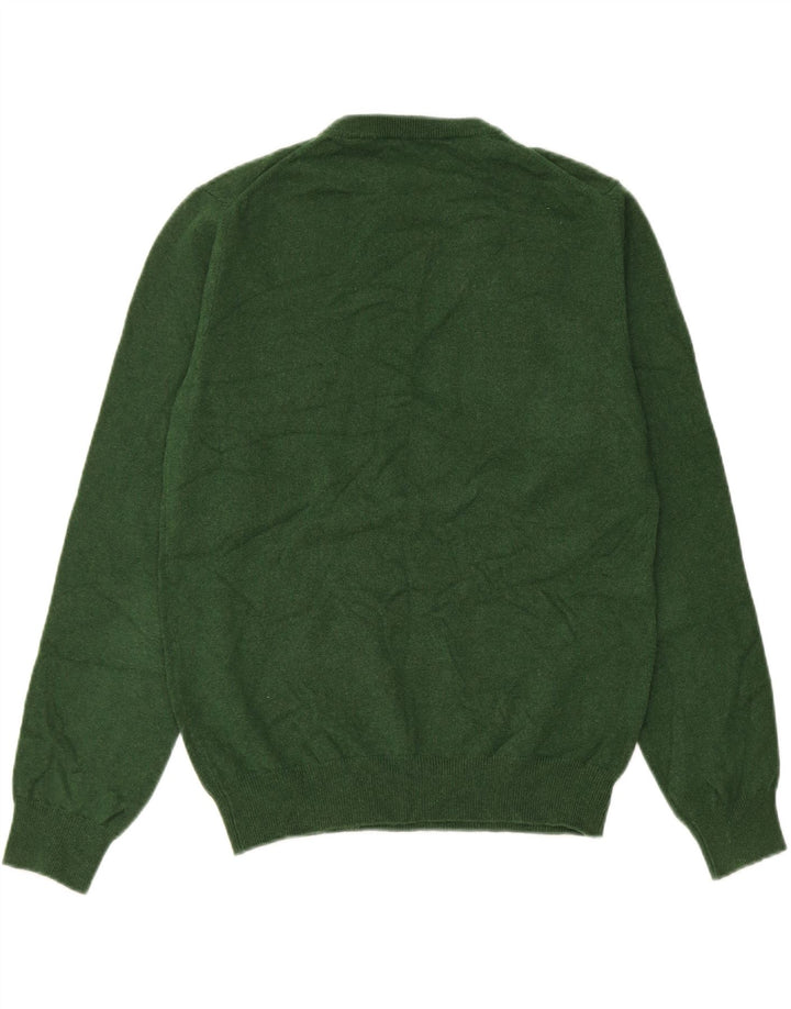 Gant Damen-Pullover, übergroß, Rundhalsausschnitt, Gr. 10, Größe S, grüne Wolle