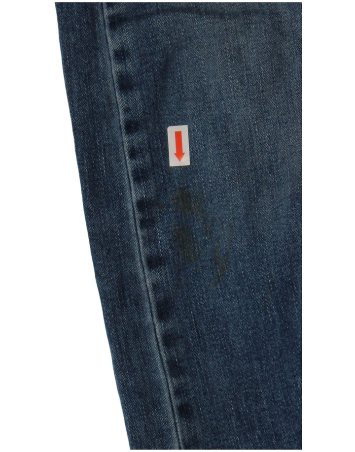 Marks & Spencer Damen Slim Jeans W30 L33 Blaue Baumwolle