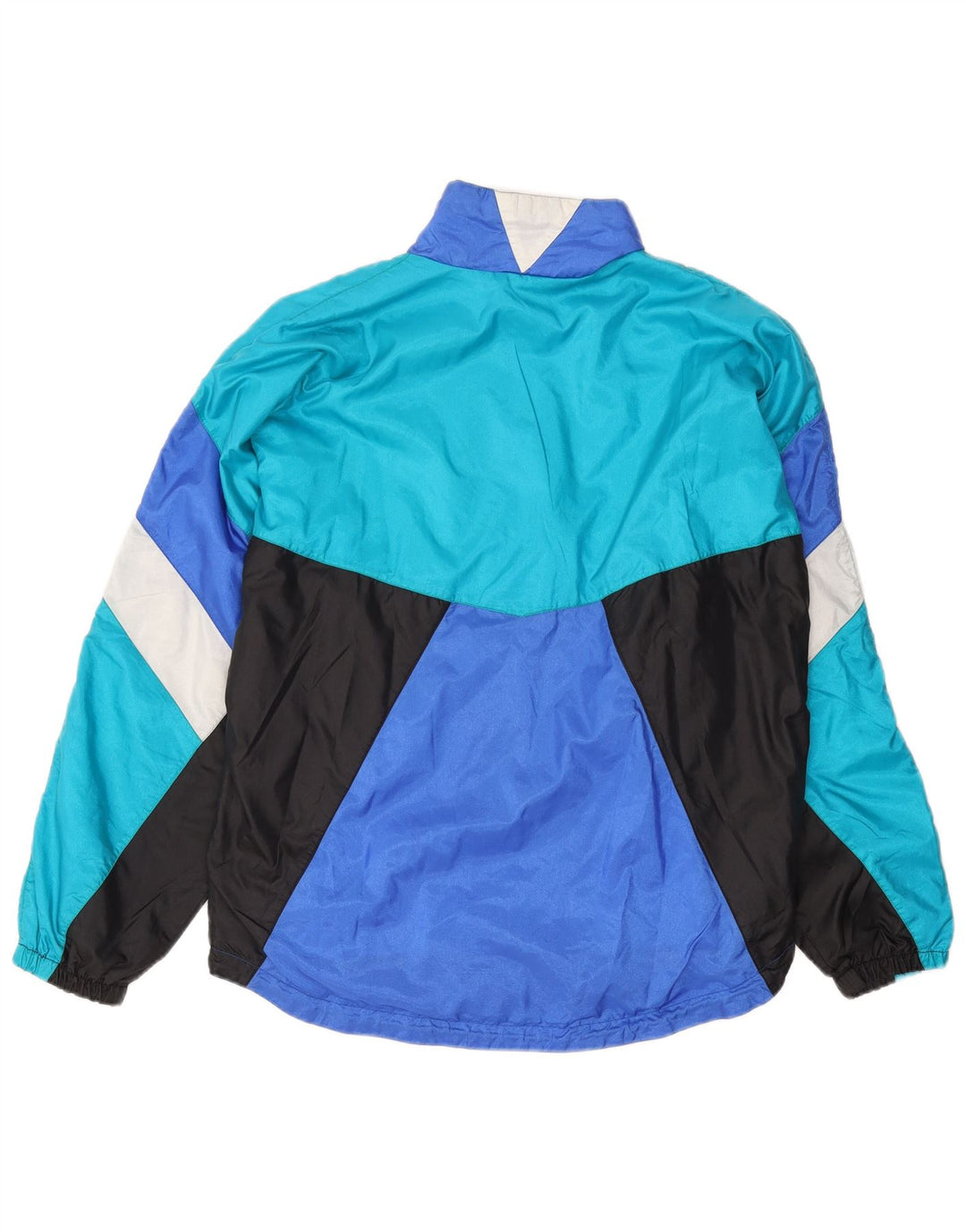 Frank Shorter Herren-Trainingsanzug aus mittelblauem Colourblock-Nylon