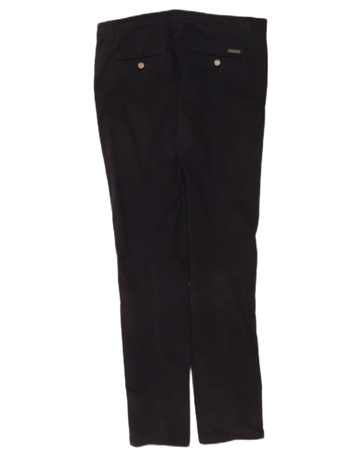 Massimo Dutti Damen Slim Hose EU 40 Medium W30 L30 Marineblau