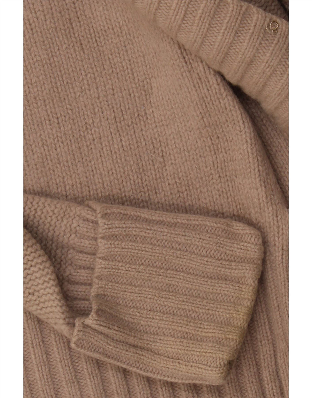 Marks & Spencer Damen Strickjacke Pullover UK 16 Large Beige Angora