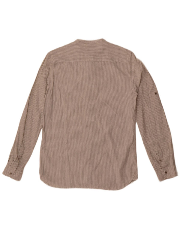 Zara-Hemd für Jungen, 13–14 Jahre, graue Nadelstreifen-Baumwolle