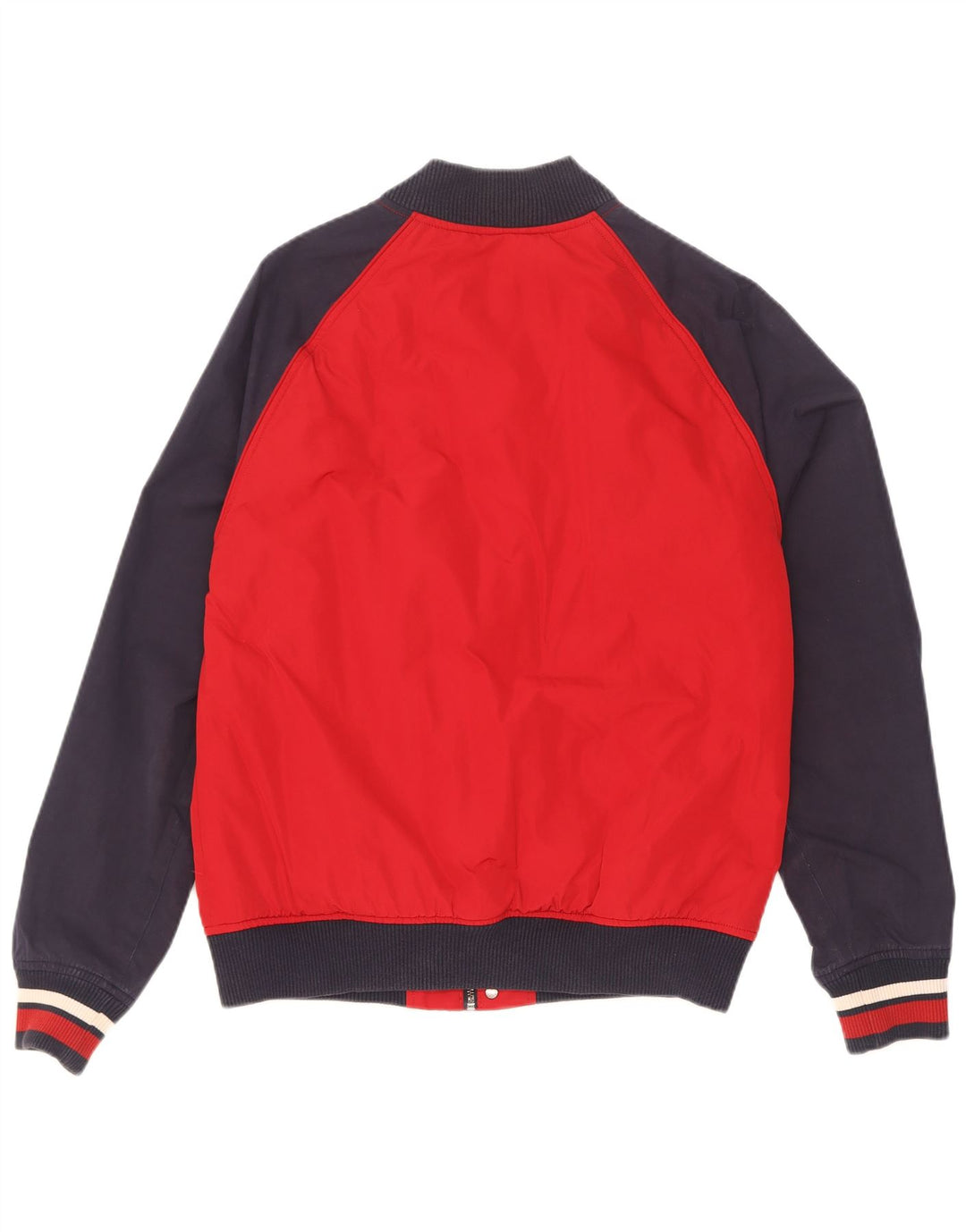Tommy Hilfiger Herren-Bomberjacke mit Grafik, Größe 36, klein, Rot, Farbblock