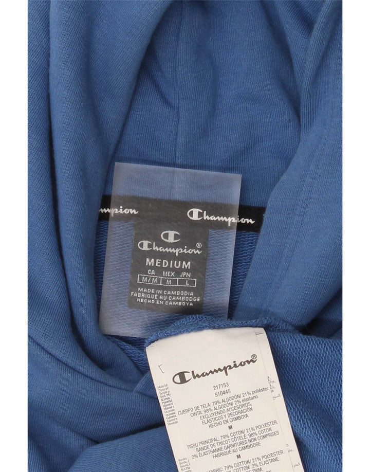 Champion Herren-Kapuzenpullover aus mittelblauer Baumwolle