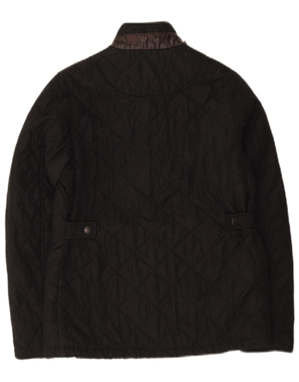 Barbour Steppjacke für Jungen, 10–11 Jahre, Größe L, Schwarz