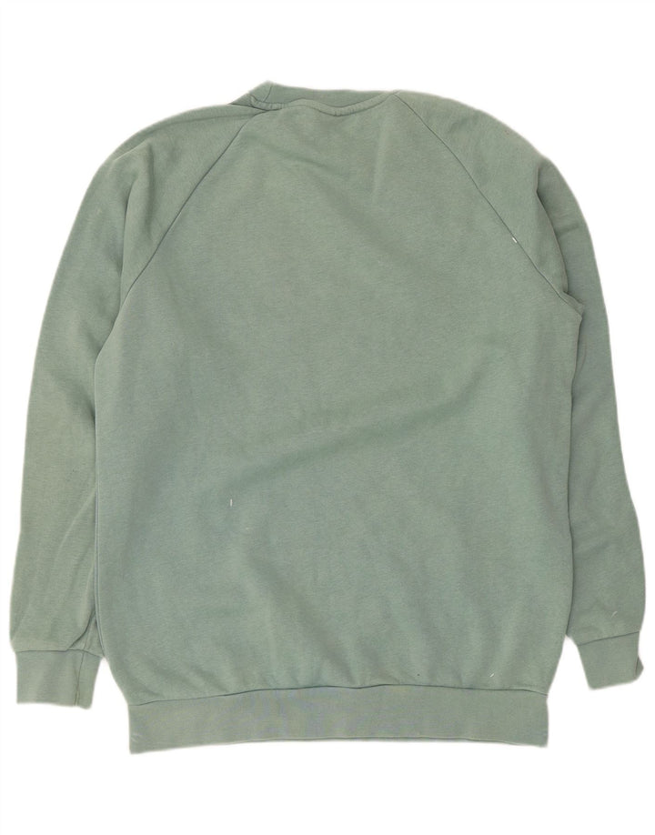 Adidas Herren Sweatshirt Pullover mittelgrüne Baumwolle