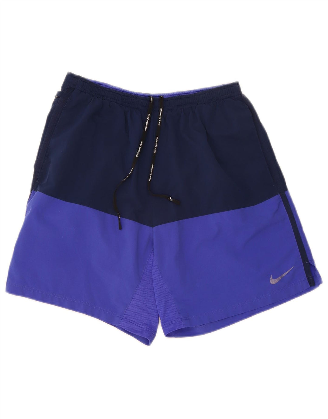 Nike Herren-Sportshorts, Mittelgroßes marineblaues Colourblock-Polyester
