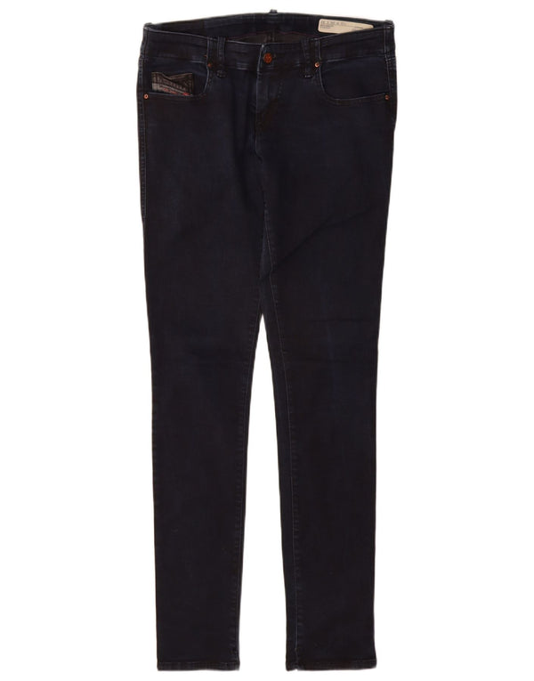 Diesel Damen Grupee Low Waist Super Slim Skinny Jeans W29 L32 Marineblau
