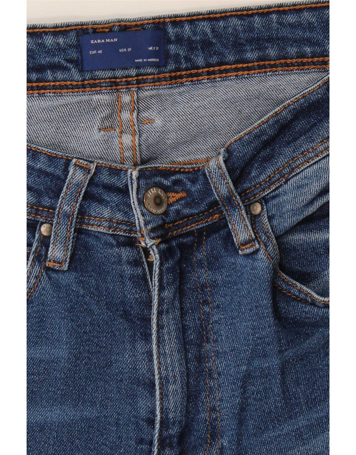 Zara Herren Skinny Jeans EU 40 Medium W31 L30 Blau