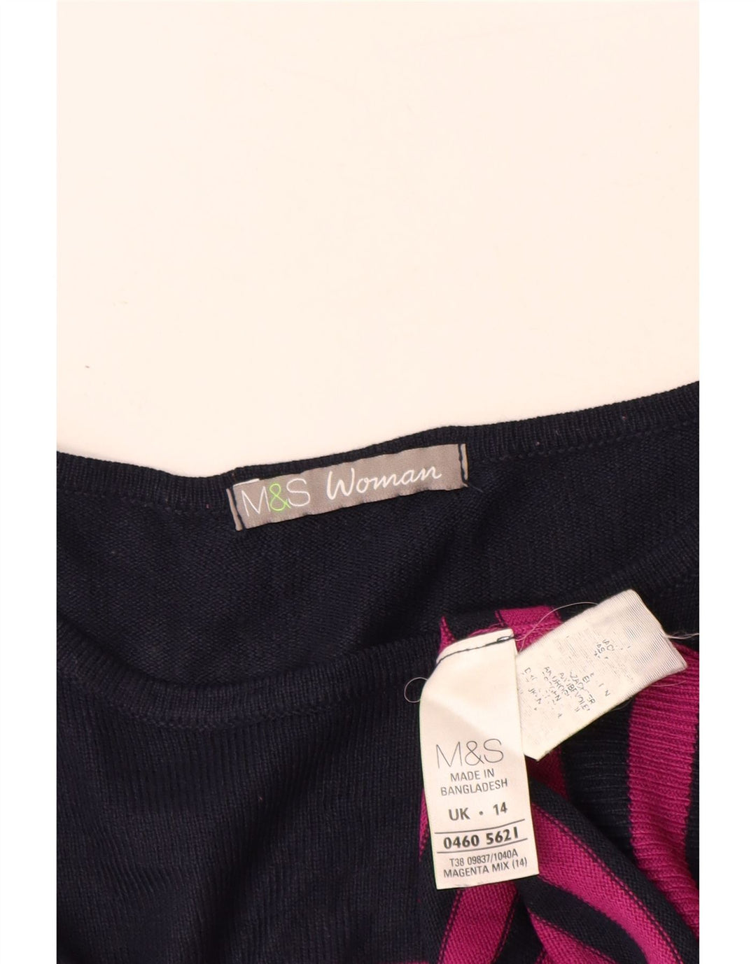 MARKS & SPENCER Damen Pullover mit U-Boot-Ausschnitt, UK 14, Mittelviolett