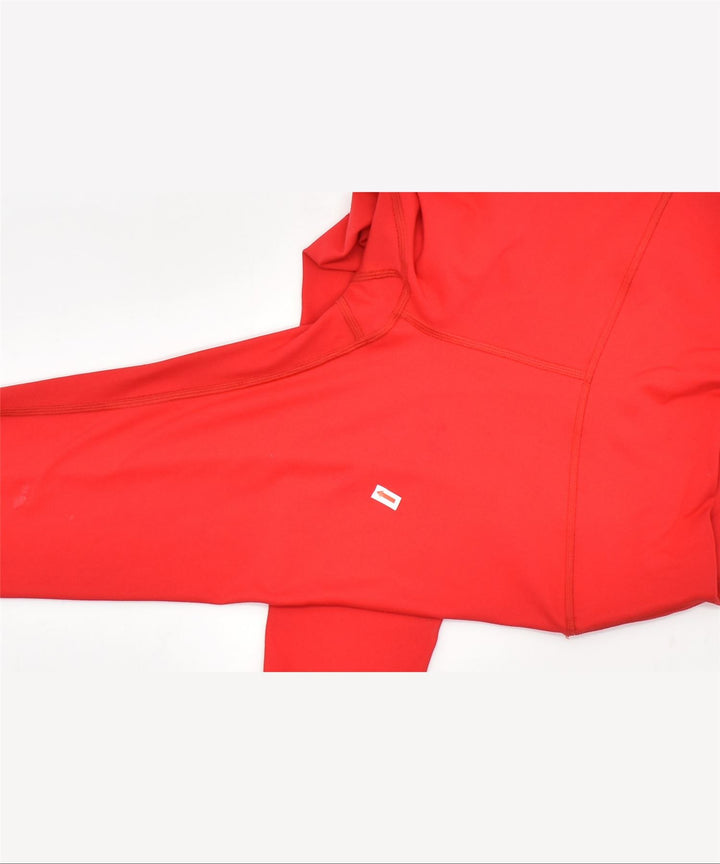 LEVI'S Womens Graphic Leggings UK 8 Small Red Polyamide | Vintage | Thrift | Second-Hand | Used Clothing | Messina Hembry 