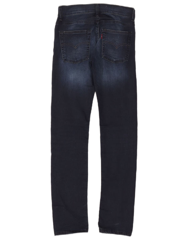 Levi's 510 Skinny Jeans für Mädchen, 11–12 Jahre, W26 L29, marineblaue Baumwolle