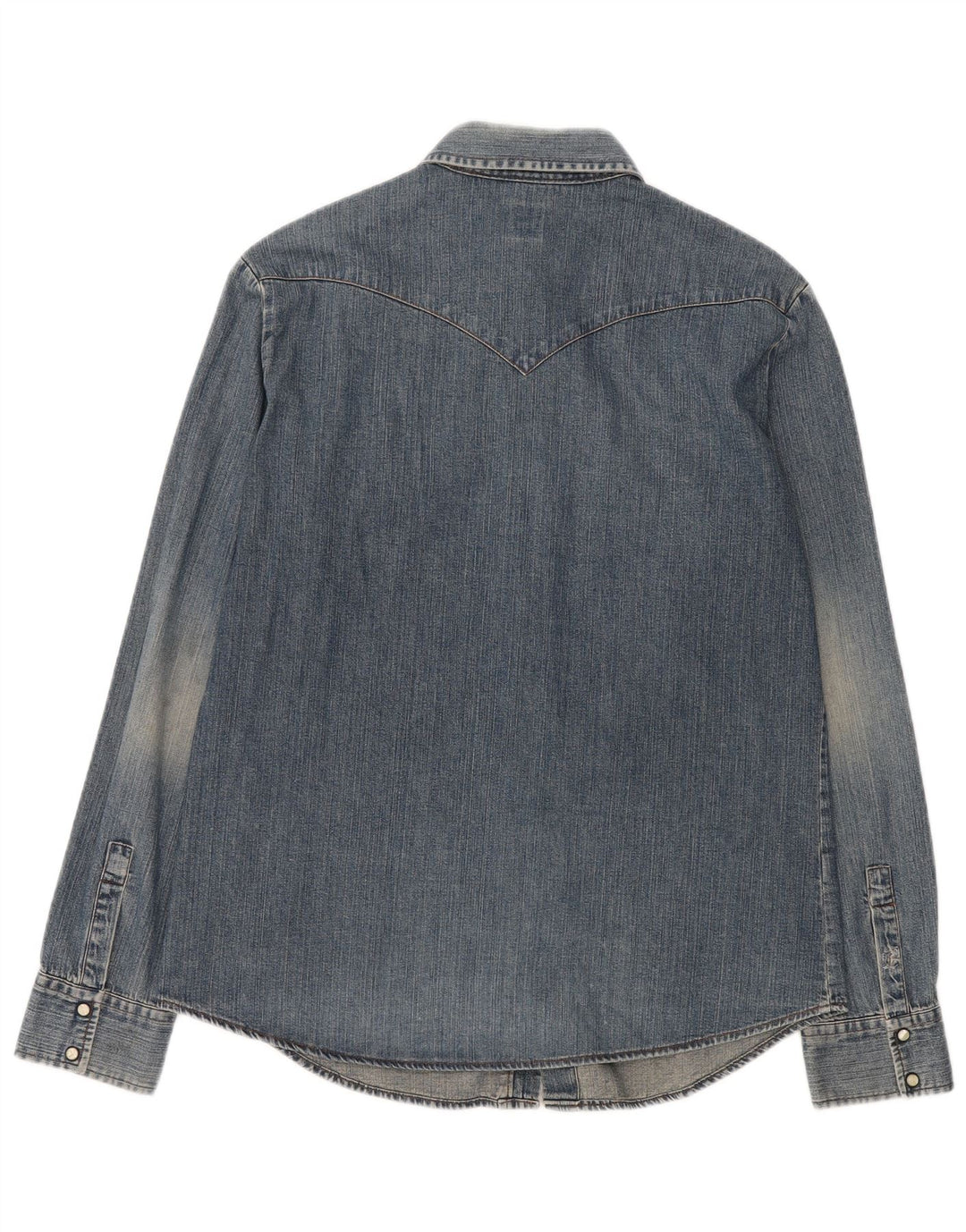 Energie Herren-Jeanshemd, groß, aus blauer Baumwolle