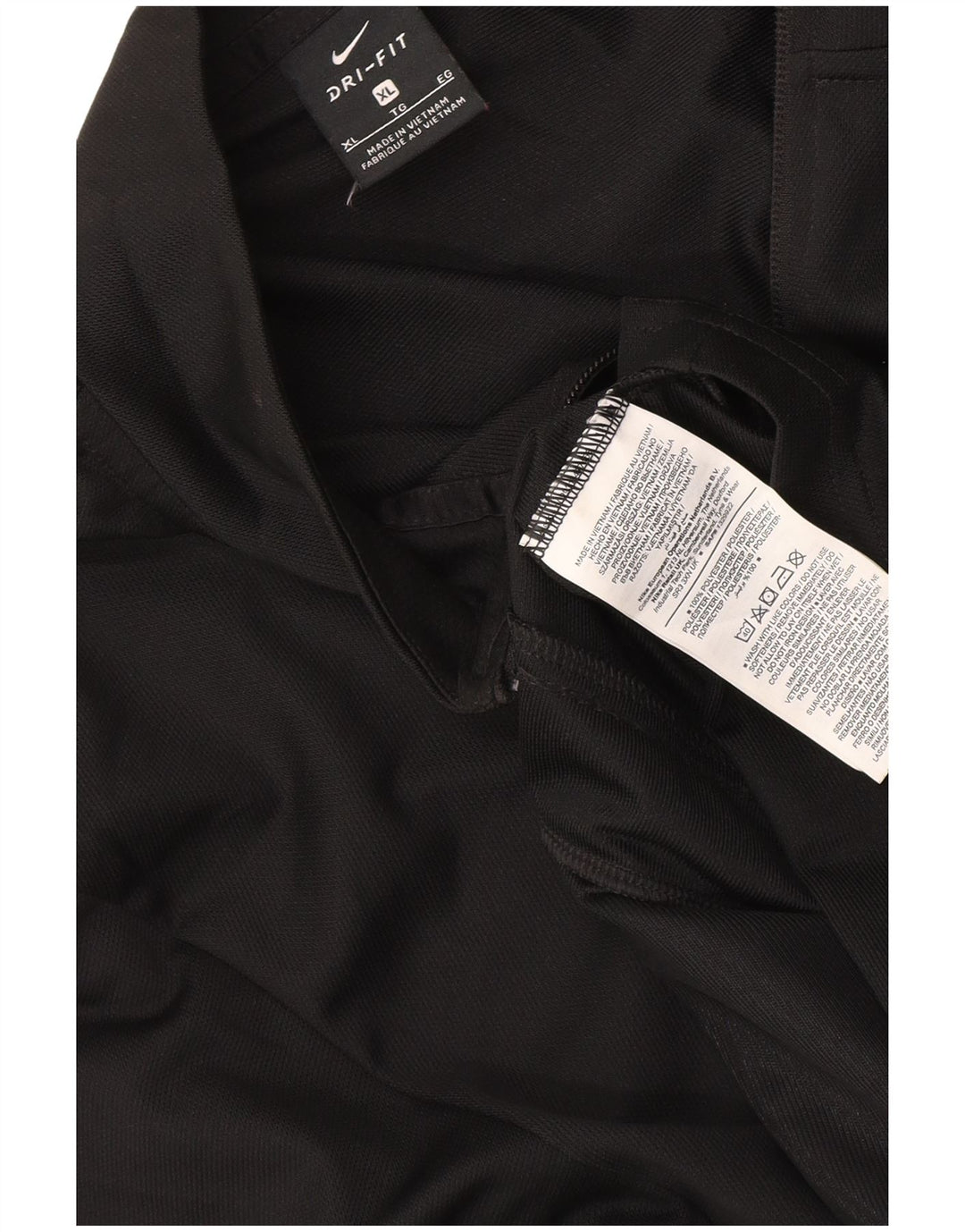 Nike Herren Dri Fit Trainingsanzug Top Jacke XL Schwarz Polyester